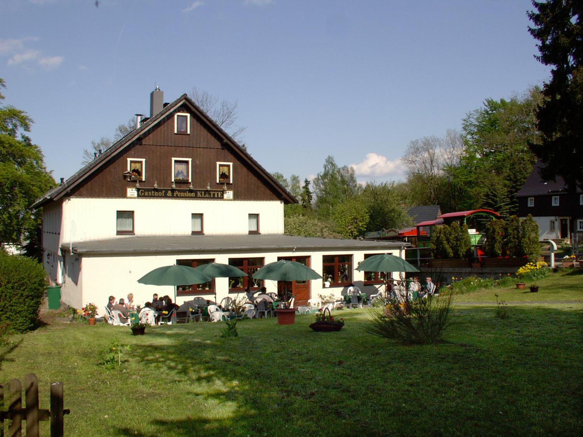 Hotel Pension Klette Kurort Oybin Exterior foto